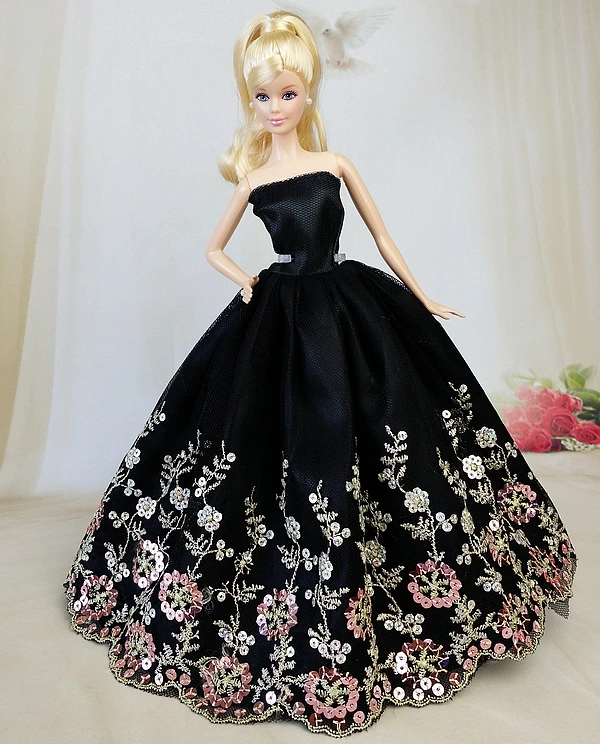 barbie doll style gown