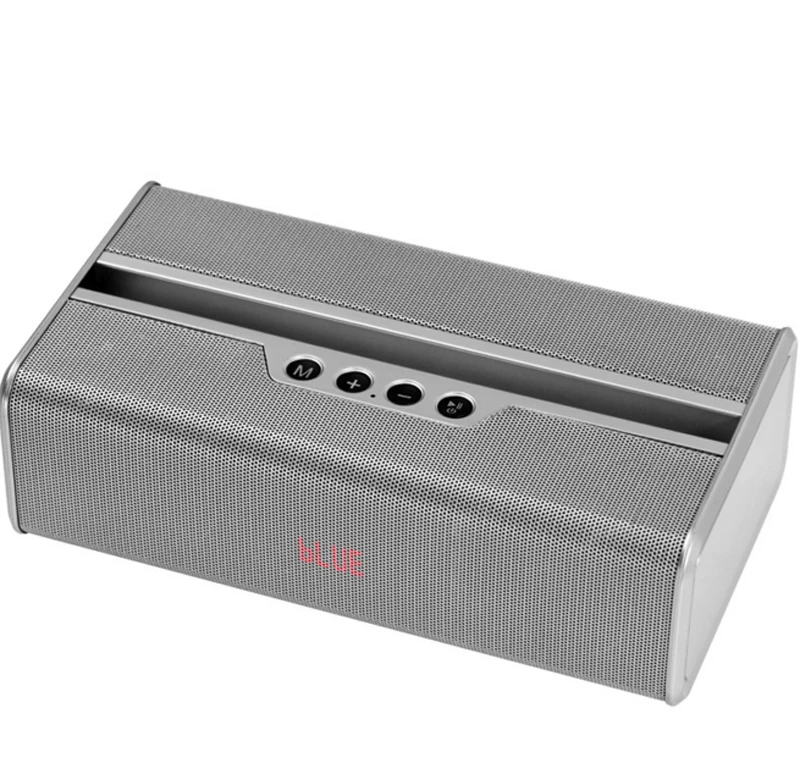 Lnbei Портативный светодиодные часы bluetooth динамики двойной колонки Поддержка карты