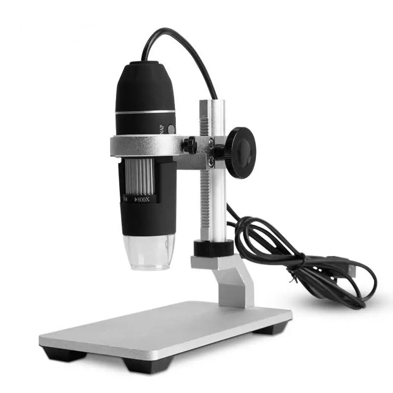 

8 LED Light 800X USB zoom Digital Microscope Endoscope Camera Magnifier Portable Video Microscope with Stand