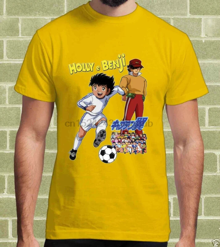 

HOLLY E BENJI DUE FUORICLASSE Capitan Tsubasa CARTOON T-SHIRT PER UOMO E BAMBINO