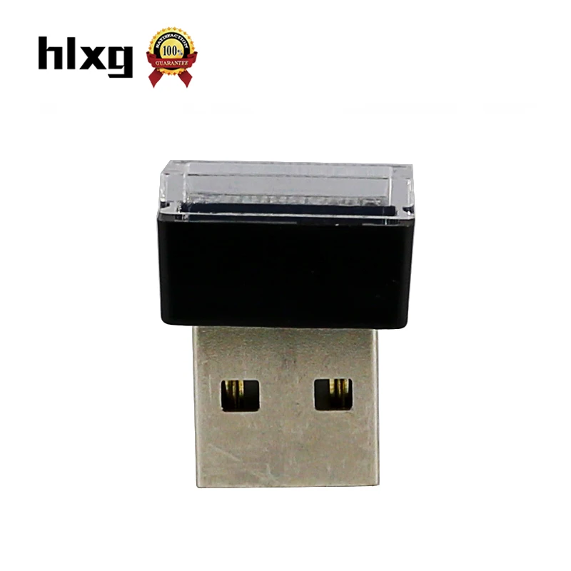 Hlxg 1 светодио дный шт. USB LED автомобиля атмосфера огни светодиодные