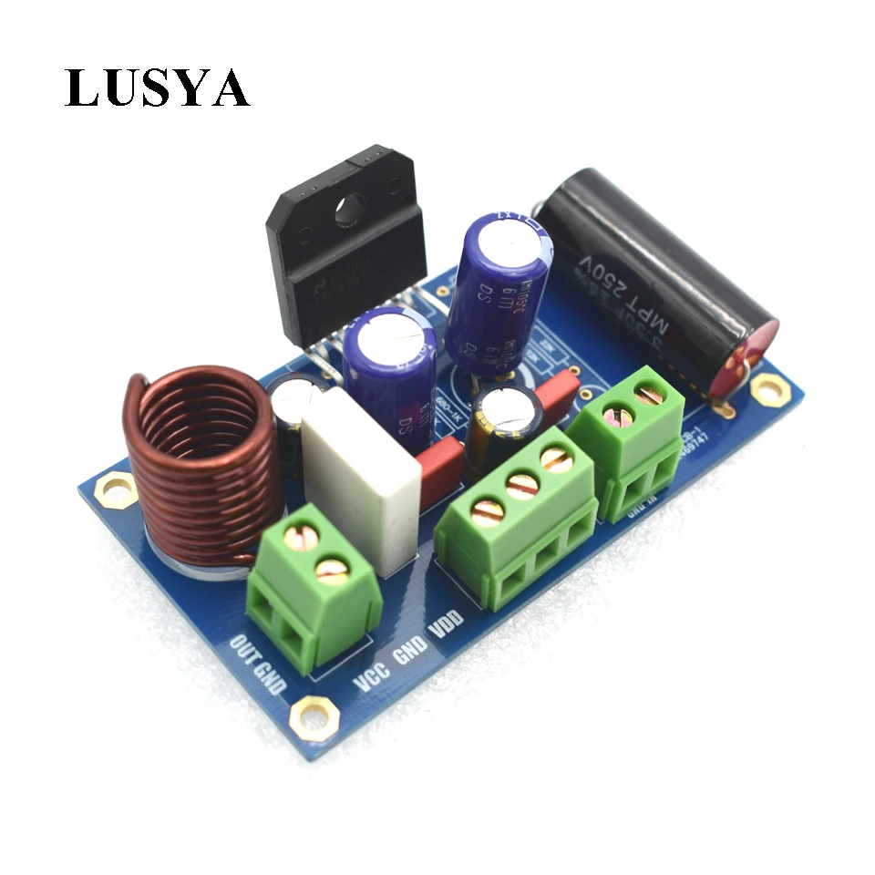 

Lusya 1pcs LM3886TF Mono Power Amplifier Board 60W DIY kit Parallel Classic Circuit Latest GC Version G5-011
