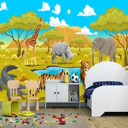 Пользовательские papel parede infantil, подводный мир фрески для детской комнаты диван гостиной фон декоративная водонепроницаемая бумага