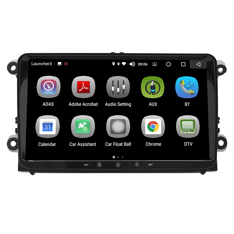 

Car Radio GPS Navigation 9 Inch 4GB/32GB Android 8.0 Bluetooth Auto Receiver Audio Multimedia Player For VW Polo Golf Passat