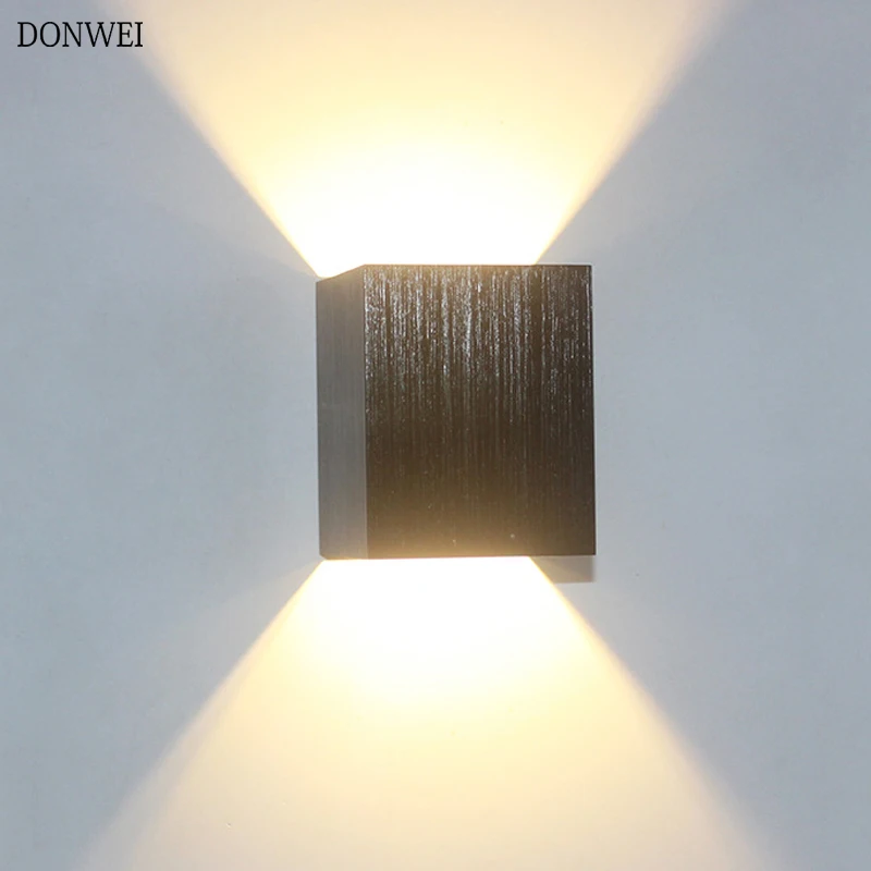 

DONWEI 3W Led Wall Lamp Modern Sconce Stair Light Fixture Living Room Bedroom Bed Bedside Home Hallway Indoor Wall Lighting