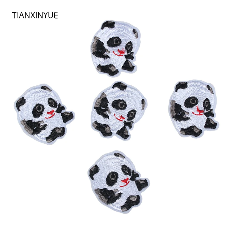 10 шт. вышитые нашивки TIANXINYUE в виде панды|patches appliques|applique sewpanda patch |