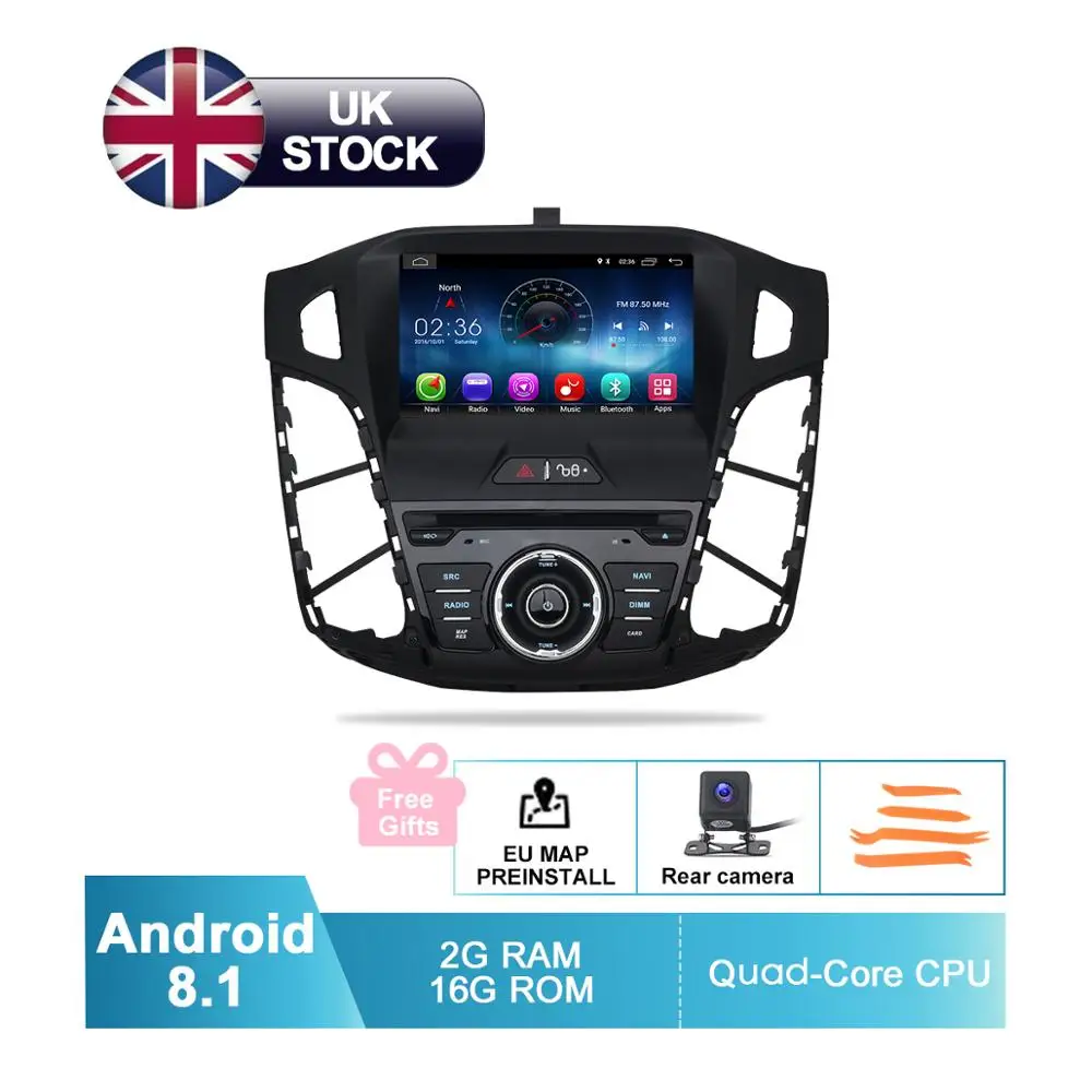 Top 8" HD Android 8.1 Car GPS Stereo For 2011 2012 2013 2014 Focus Auto DVD Audio Video Radio FM WiFi Navigation Free Backup Camera 0 Top 8" HD Android 8.1 Car GPS Stereo For 2011 2012 2013 2014 Focus Auto DVD Audio Video Radio FM WiFi Navigation Free Backup Camera 0