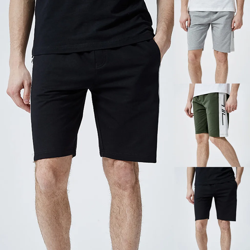 CHAMSGEND мужские однотонные повседневные плавки быстросохнущие свободные эластичные пляжные шорты для баскетбола, бега, серфинга, спортивные штаны