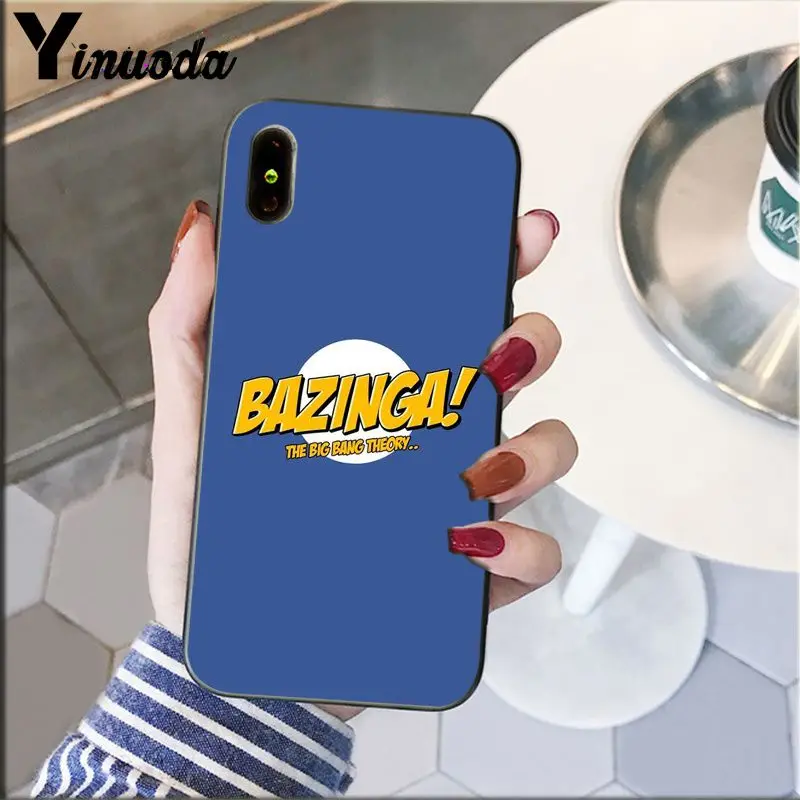 Yinuoda Bazinga The Big Bang Theory ТВ шоу Coque Оболочка Чехол для телефона для iPhone 5 5Sx 6 7 7plus 8 8Plus X XS MAX XR