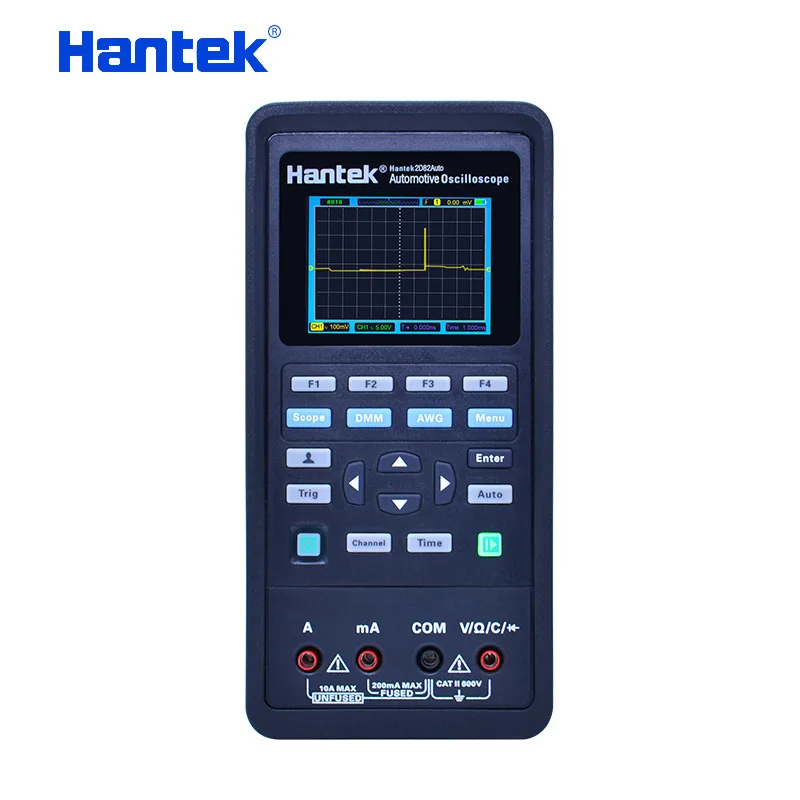Цифровой автомобильный осциллограф Hantek2D82AUTO + мультиметр источник сигнала