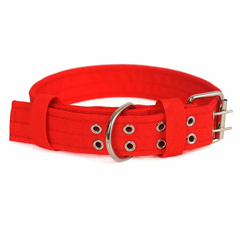 SYDZSW Large Dog Collar Nylon Double Buckle Four Layer Thicken Pet Collar for Labrador Golden Retriever Durable Big Dog Products3