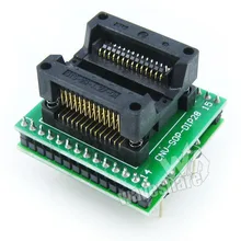 SOP28 для DIP28(A)# SO28 SOIC28 OTS-28-1.27-04 Enplas IC программирования адаптер Тесты Burn в гнездо 1,27 мм Шаг 7,5 мм Ширина