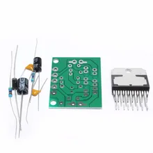 TDA7297 power amplifier board parts, DC 12V, pure post 2.0 double channel, 15W+15W electronic DIY kit