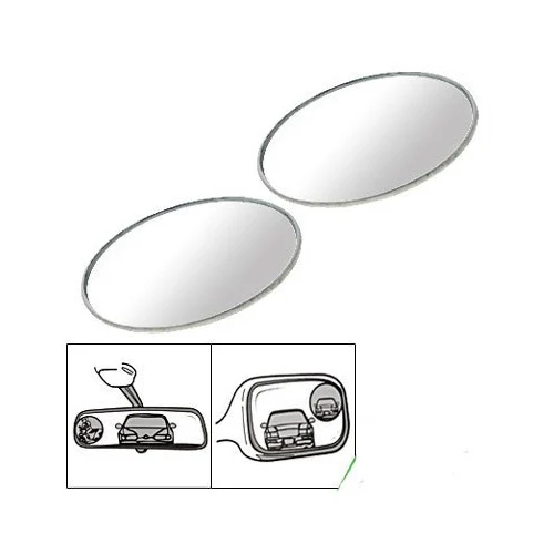 

TOYL 2 Pcs Round Stick-On Convex Blind Spot Mirror Set