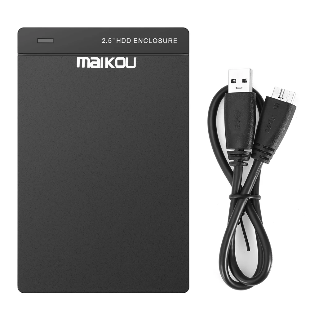 Maikou USB3.0 2,5 дюймов жесткого диска SATA HDD корпус-черный