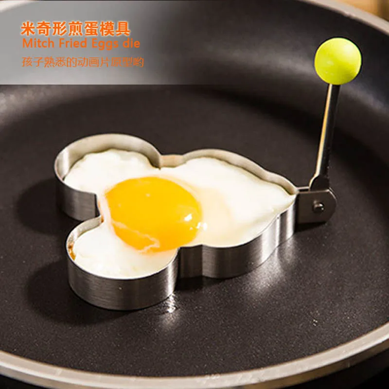 Egg Ring for Frying Eggs and English Muffin Round Egg Shaper Mold with  Handle Kitchen Stainless Steel Non-stick Egg Cooker Ring - AliExpress