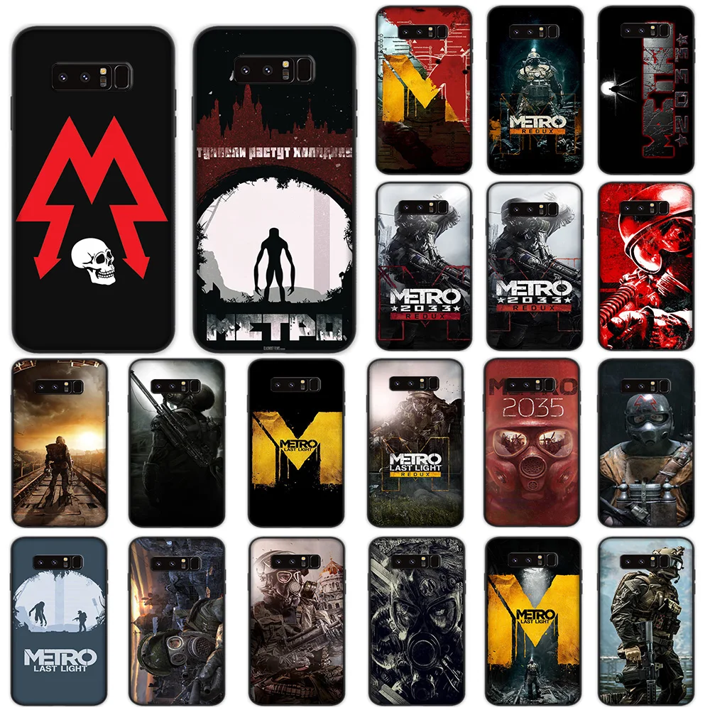 

Metro 2033 Soft Case for Samsung Galaxy Note 8 9 M10 M20 M30 M40 J6 Cover