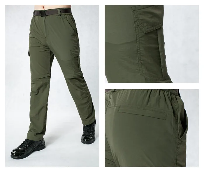 Clorts Summer Quick-drying Hiking Pants for Men Lightweight Outdoor Trekking Pants Breathable Sport Fishing Pants 1088 (14)