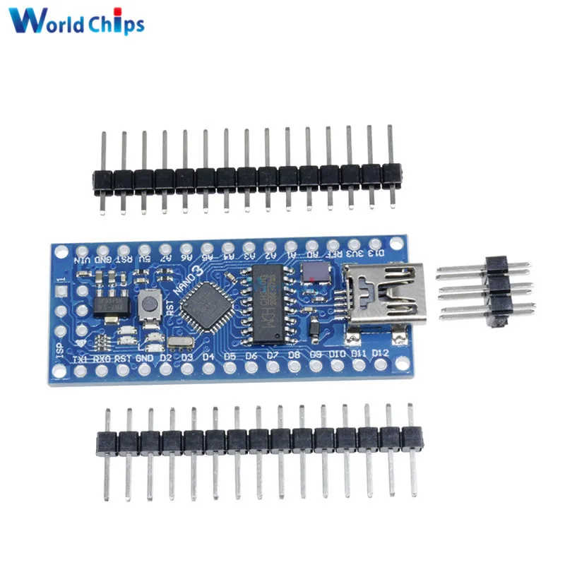 ATmega168 CH340 CH340G Nano V3.0 3,0 Mini USB UART плата 16 МГц 3,3 В 5 В микроконтроллер модуль для Arduino