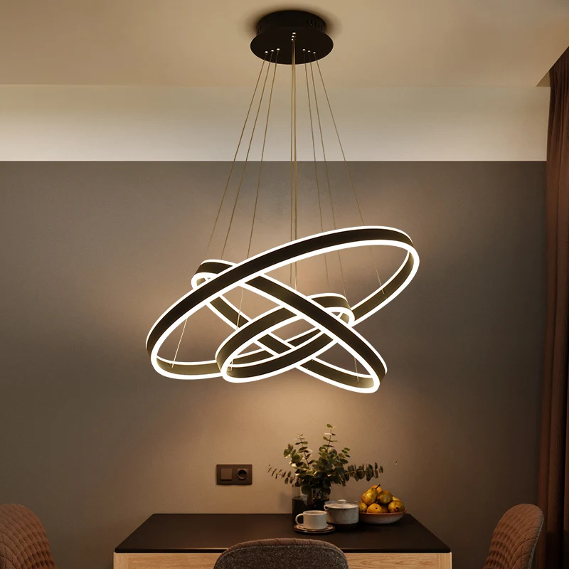 Dimmable With Control LED Pendant Lights Kitchen Living Dinging Room