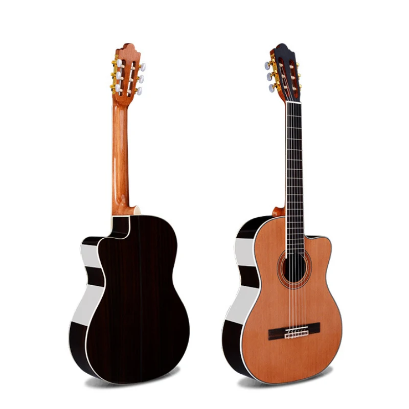 39 inches Cutaway acoustic guitar Rosewood high grade pine plywood