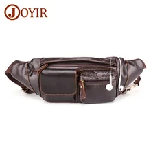 JOYIR New Design Men's Crossbody Bag Genuine Leather Men Waist Pack Casual Retro Male Shoulder Messenger Bag Fashion Chest Bag new retro design style oil wax genuine leather cowhide men s crossbody shoulder bag travel leg bag pack men waist bag