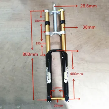 

ZOOM 680DH Fork 29 mtb mountain bike Suspension DH fork Alloy Downhill fork for mountain bicycle 29inch
