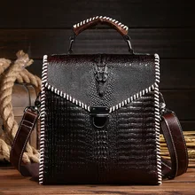 The new oil wax leather handbag retro handmade leather first layer of leather bags in Europe and America, Ms. shoulder messenger