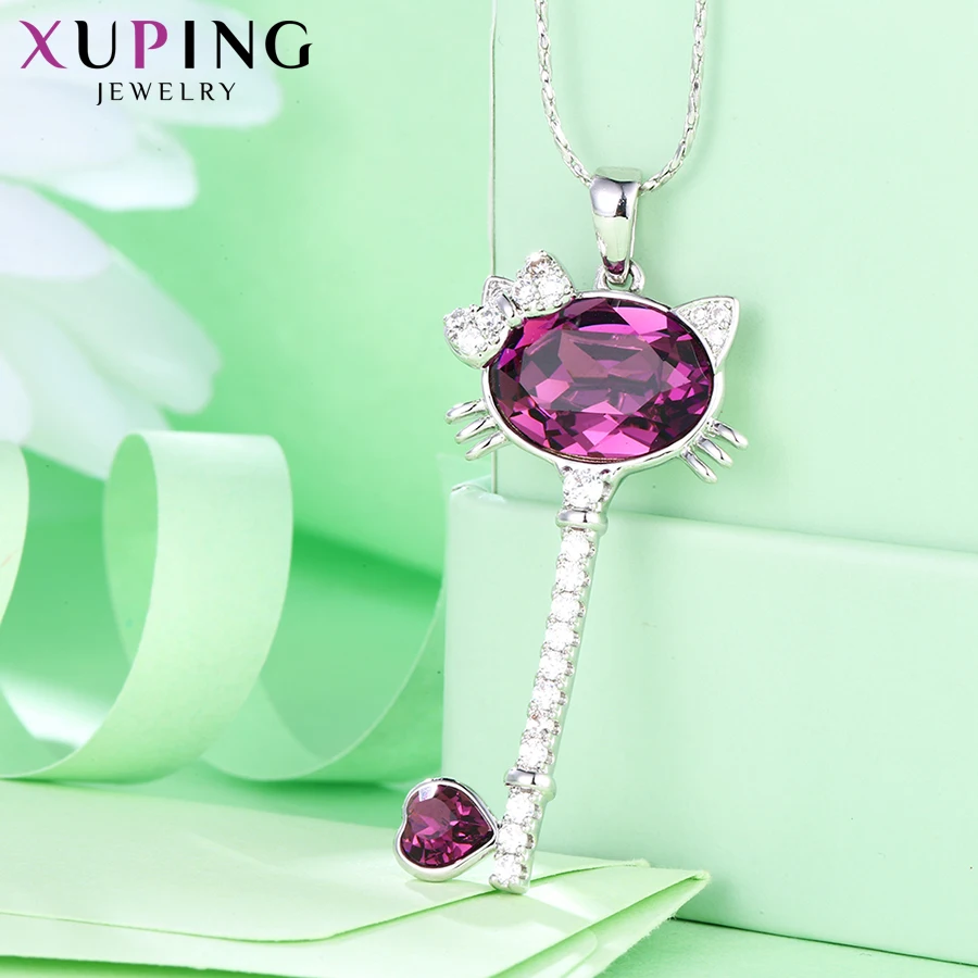 Xuping элегантный любовный узор кристаллы от Swarovski для женщин Подвески на День святого Валентина подарки M14-3000