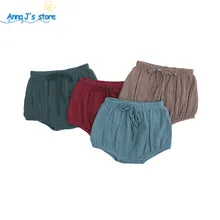 NZ302 лето для новорожденных Для маленьких мальчиков девочек короткие малыша хлопок белье летние шорты короткие штаны Для детей однотонные шорты