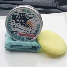 Автомобильные восковые инструменты, твердый полировочный воск, покрытие поверхности краски, инструменты для защиты от остекления с губкой Аппликаторы и полотенца