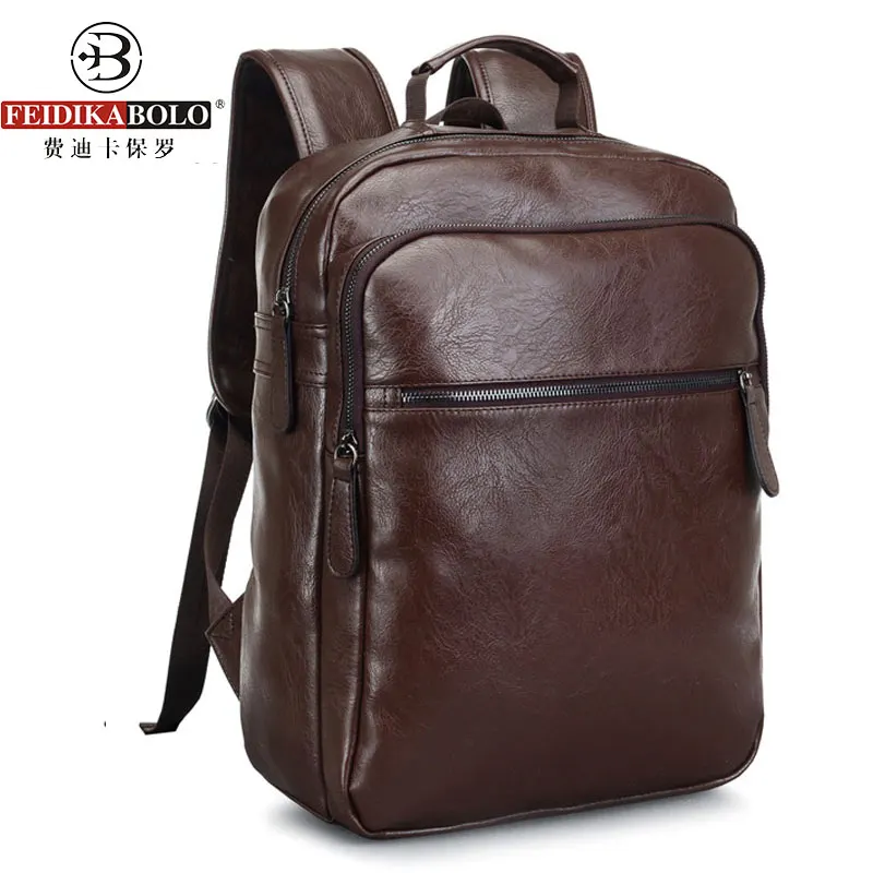 Men Leather Backpack For Laptop Male Business Mochilas Couro Masculina Motorcycle Back Pack Travel Rucksack School Book Bag 2016 Men Leather Backpack For Laptop Male Business Mochilas Couro Masculina Motorcycle Back Pack Travel Rucksack School Book Bag 2016