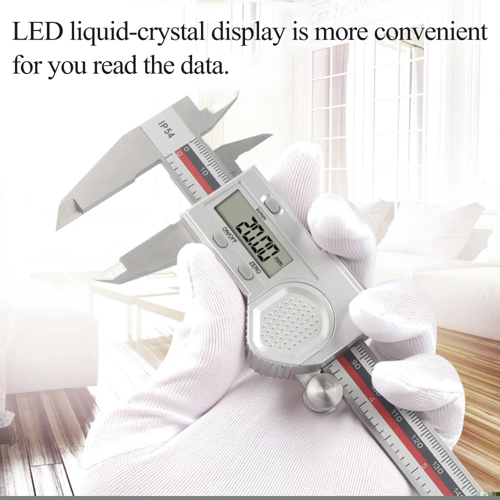 

Economical Digital Calipers paquimetro Vernier Caliper Multifunctionl Rule Micrometer Industry Measuring Tool LED Display