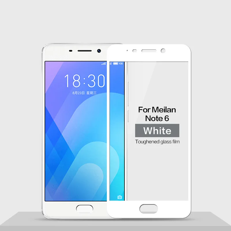 2 шт. защита для экрана Meizu M6 Note закаленное стекло полное покрытие пленка M 6 M721H 5