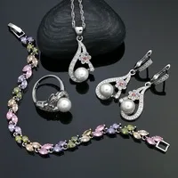 925-Silver-Bridal-Jewelry-Sets-Multicolor-CZ-Flower-White-Pearl-Beads-For-Women-Wedding-Earrings-Pendant.jpg_200x200