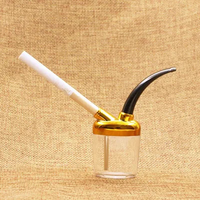 

Portable Mini Hookah Shisha Tobacco Smoking Pipes For Smoking Plastic Popular Bottle Water Pipe Weed Metal Tube Filter
