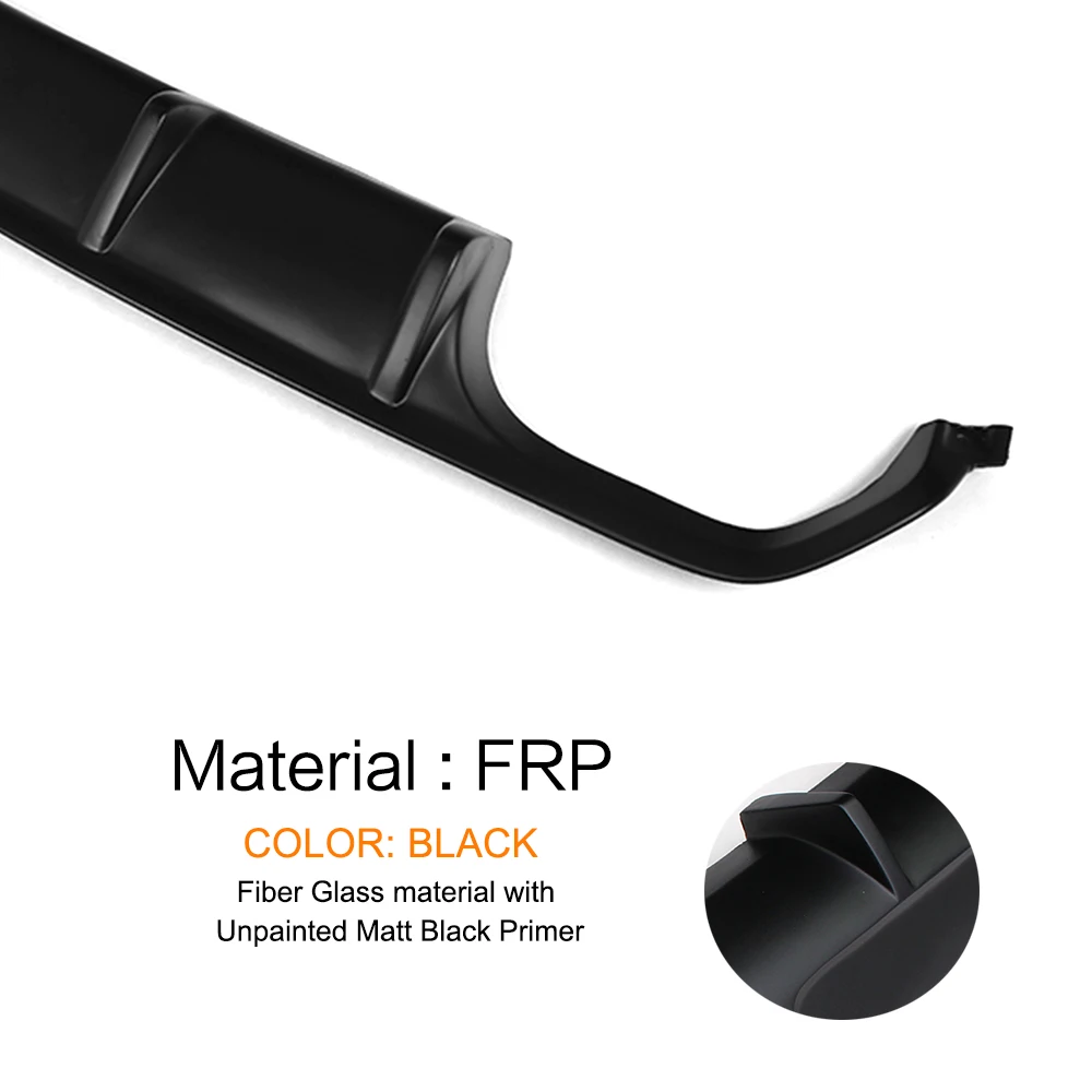 Черный автомобиль frp диффузор, губа на задний бампер для BMW F80 M3 F82 M4