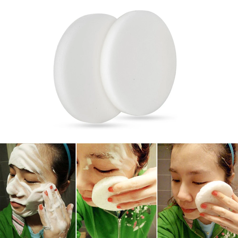 

10/1pcs 3types One Time Facial Cleaning Massage Makeup Remover Sponge Deep Cleaning Wash Face Clean Cotton Dropship