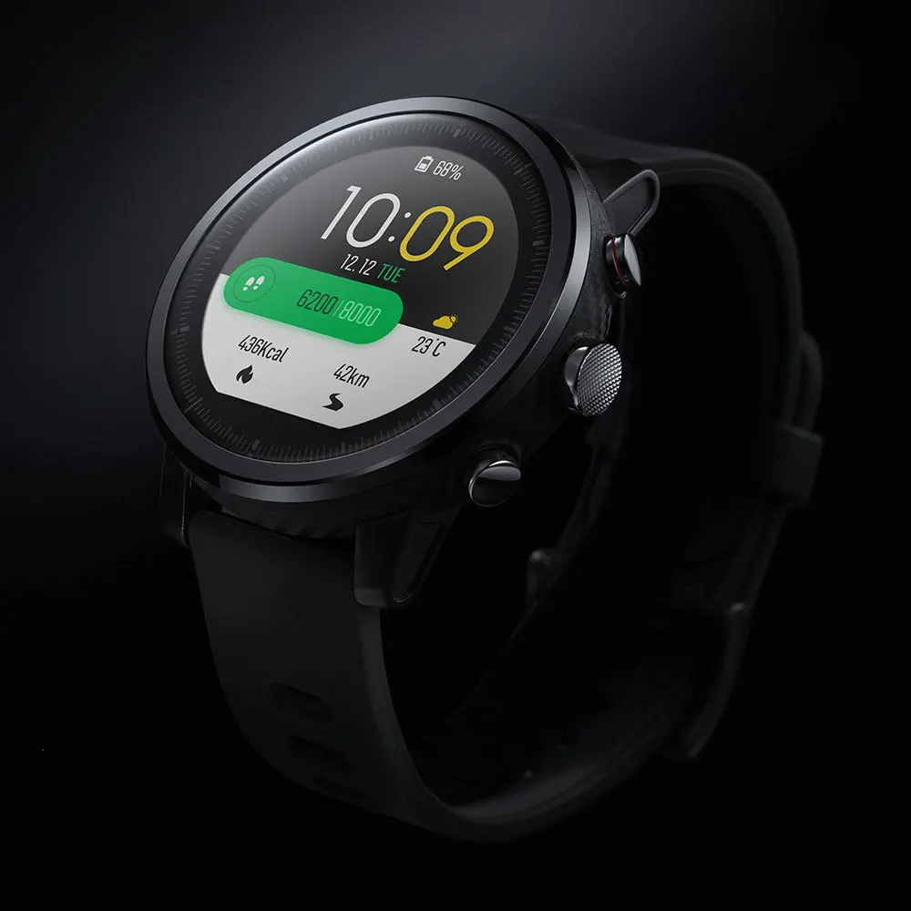 Amazfit умные часы Amazfit Stratos водонепроницаемые напоминания о звонках Bluetooth Музыка gps Поддержка 11 спортивных режимов 5ATM