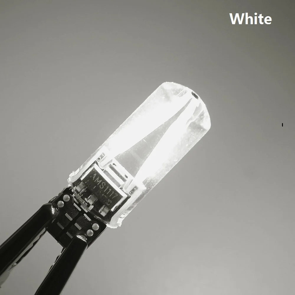 1 шт. силиконовый W5W T10 светодиодный автомобильный светильник s 12 В COB нити Авто Чтение Клин для лампы светильник габаритный светильник указатель поворота лампа