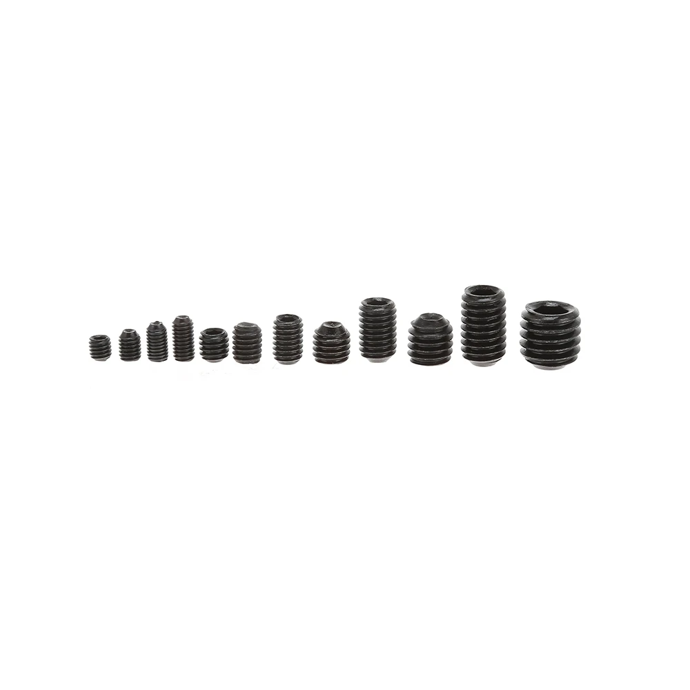 

240pcs Black Allen Head Socket Hex Grub Screw Set Assortment Kit (M1/2/3/4/5/6/8/9/10/11/11)