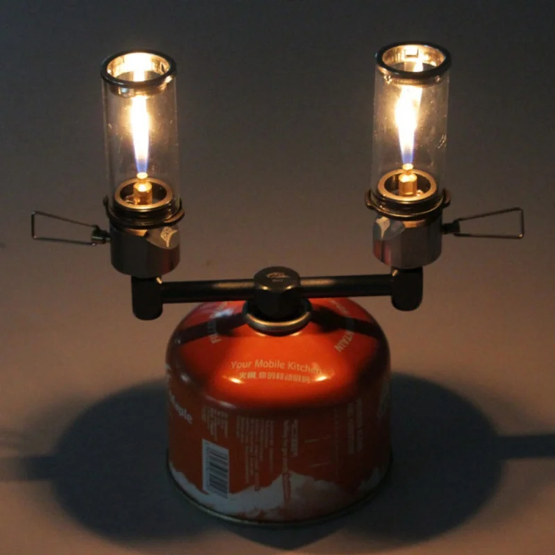 

New Outdoor Camping Gas Tank Adapter 1 to 2 Gas Tank Cylinder Realize Gas Devices Stove Lamp Connected Cooker Tourism Burners