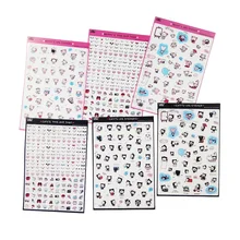 10 упаковок/партия, многофункциональная ПВХ-наклейка серии "Сладкая кошка", набор наклеек "сделай сам", наклейки для телефона, этикетки для офиса, школьные принадлежности