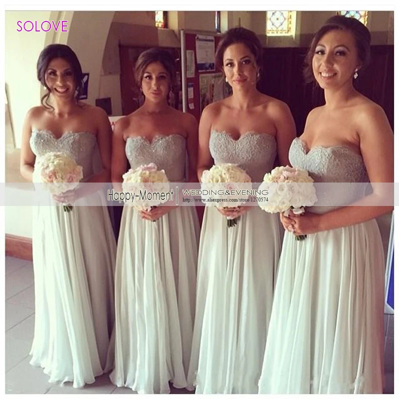 A Line Chiffon font b Bridesmaid b font font b Dress b font Wedding Party Gown