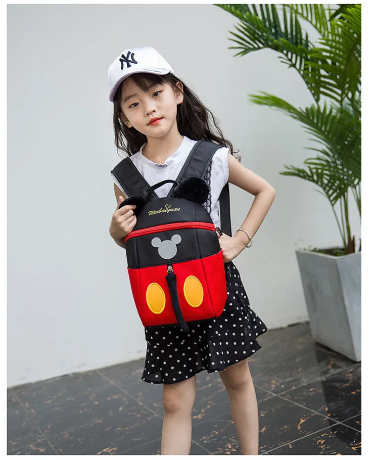 Рюкзак в форме Микки Мауса и Минни для девочек и мальчиков, детские школьные сумки, милый детский рюкзак для детского сада, Подарочная сумка для книг