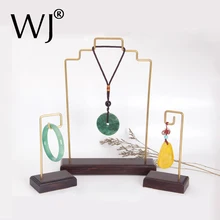 Vintage Metal colgante grande collar exhibición de joyería soporte colgante estante joyería brazalete ornamentos almacenamiento titular