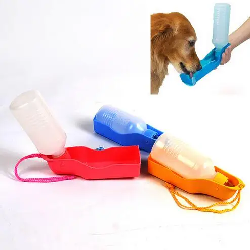 Us 44 10 Off500 Ml Große Kapazität Bewegliche Haustiere Reise Wassernapf Flasche Dispenser Feeder Hund Katze Trinken Brunnen In Hund Füttern Aus