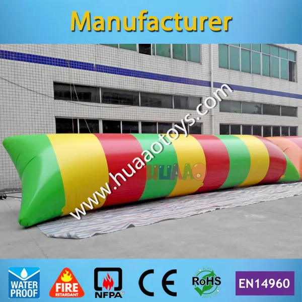 

Free Shipping 10*3m 0.9mm Water Blob Jump Inflatable Water Blob for Sale Any Color You Want