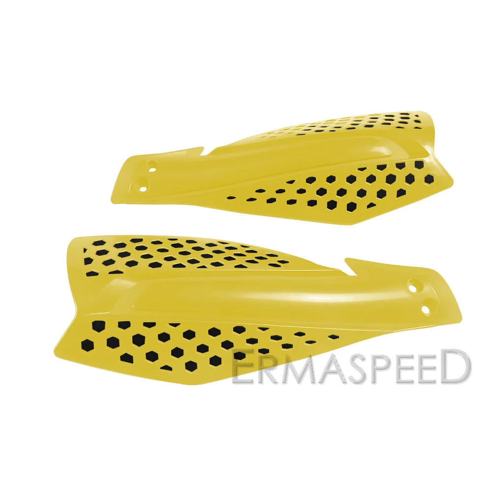 Пара мотоциклетных щитков для рук 22 мм 7/8 ''ABS пластик защита для рук 11 цветов для KTM SX EXC XCW SMR защита для мотокросса - Цвет: yellow-black