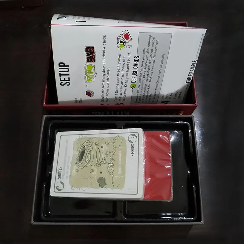

Card Games explode Cards Game for kitten Original Edition with Red Box NSFW Edition with Black Box Family Party Board Games